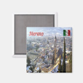 TAA033 MERAN MERANO - Uitzicht voor de lucht - Fri Magneet (Voorkant / Achterkant)