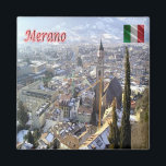 TAA033 MERAN MERANO - Uitzicht voor de lucht - Fri Magneet<br><div class="desc">Hier vind je het souvenir van je vakantie. Deze categorie bevat kogelvrije magneten van veel plaatsen in Italië. Verbaasd vrienden en familieleden met de unieke souvenirs van je geweldige reis! Probeer ons!</div>