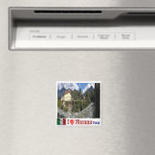 TAA034 MERANO - I Love - Passirio River - Fridge Magneet (Insitu (Vaatwasser))