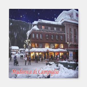 TAA035 MADONNA DI CAMPIGLIO met sneeuwfridge Magneet