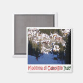 TAA036 MADONNA DI CAMPIGLIO, Uitzicht, Koelkast Magneet (Voorkant / Achterkant)