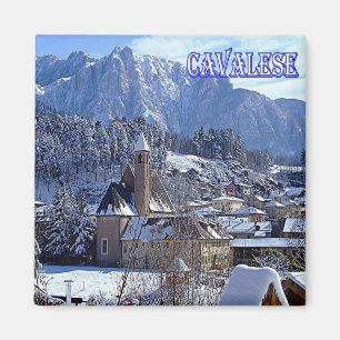 TAA050 CAVALESE Trentino Alto Adige Italië Koelkas Magneet