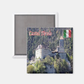 TAA053 TIROL KASTEEL, Trentino Alto Adige, Koelkas Magneet (Voorkant / Achterkant)