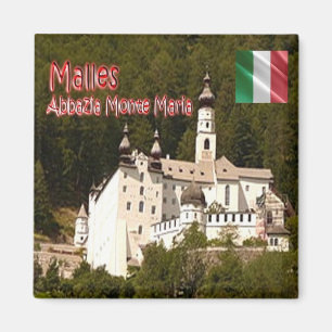 TAA062 MALLES, Abdij van Monte Maria, Koelkast Magneet