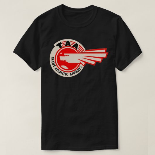 TAA Trans Atlantic Airways T-shirt (Design voorkant)