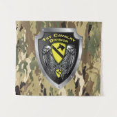 Taai 1e Cavaleriedivisie Wandkleed (Voorkant (horizontaal))