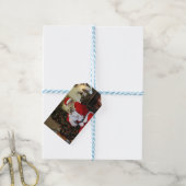 Taai en Kerstman Cadeaulabel (Met Touw)