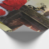 Taai en Kerstman Cadeaupapier (Hoek)