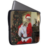 Taai en Kerstman Laptop Sleeve (Voorkant Rechts)
