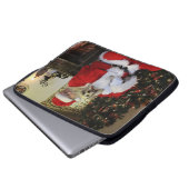 Taai en Kerstman Laptop Sleeve (Voorkant onderkant)