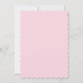 Taaie Eén Taart Kaars Roze Meisje Verjaardagsfeest Kaart (Achterkant)