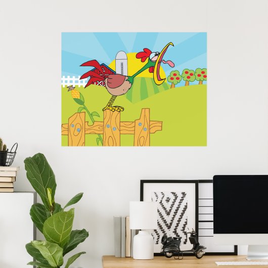 Taaimachine Poster (Thuiskantoor)