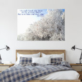 Taak 37:6 Inspirerend winterlandschap Canvas Afdruk (Insitu (Slaapkamer))