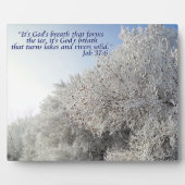 Taak 37:6 Inspirerend winterlandschap Fotoplaat (Voorkant)