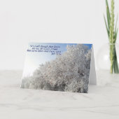 Taak 37:6 Inspirerend winterlandschap Kaart (Voorkant)