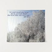 Taak 37:6 Inspirerend winterlandschap Wandkleed (Voorkant (horizontaal))