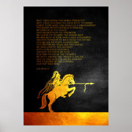 Taak 39:19-25 Bijbelversie Poster