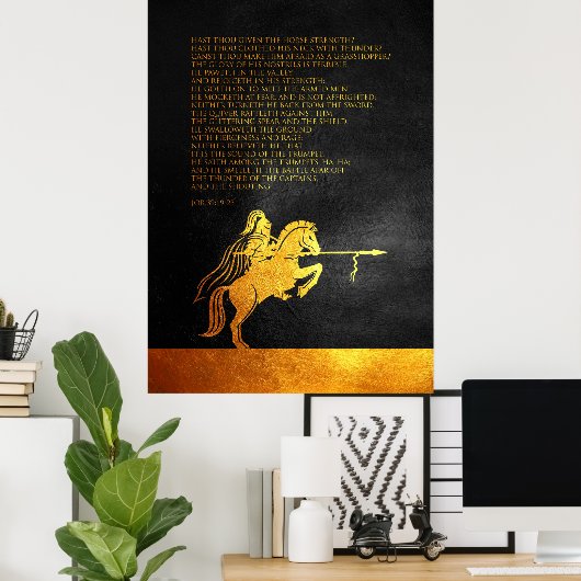 Taak 39:19-25 Bijbelversie Poster (Thuiskantoor)