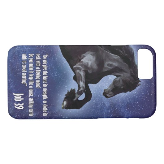 Taak 39 Horse iPhone 7 Hoesje (Achterkant (Horizontaal))