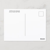 Taak Adverteren Lithografen Mucha Briefkaart (Achterkant)