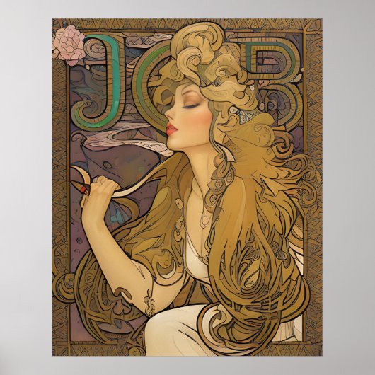 Taak - Alphonse Mucha Remix Poster (Voorkant)