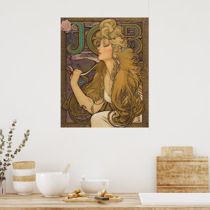 Taak - Alphonse Mucha Remix Poster