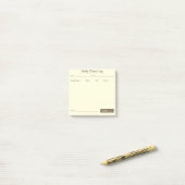 Taak Tijdlogboek Notitieblok – Tracker voor Werkur Post-it® Notes (Op bureau)