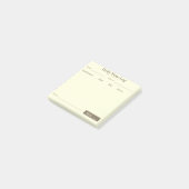 Taak Tijdlogboek Notitieblok – Tracker voor Werkur Post-it® Notes (Schuin)