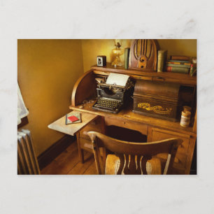 Taak - Typistisch - Een persoon met veel belangen Briefkaart