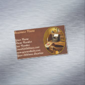 Taak - Typistisch - Een persoon met veel belangen Magnetisch Visitekaartje (Voorbeeld)