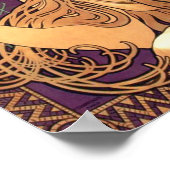 Taak van Alfons Mucha - Art Nouveau Poster (Hoek)