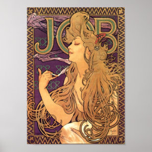 Taak van Alfons Mucha - Art Nouveau Poster