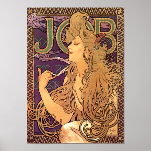 Taak van Alfons Mucha - Art Nouveau Poster (Voorkant)