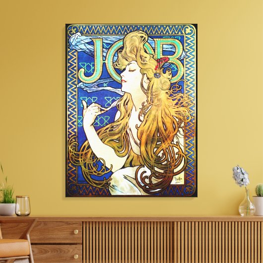Taak van Alphonse Mucha Canvas Afdruk (Insitu (Woonkamer))