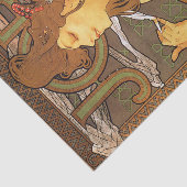 Taak van Alphonse Mucha Tissue Paper Tissuepapier (Detail)