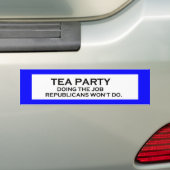 taak van theatergezelschap3 bumpersticker (Op auto)