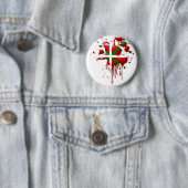 Taak vlag Baskenland Euskadi Ronde Button 5,7 Cm (In situ)
