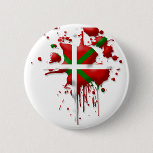 Taak vlag Baskenland Euskadi Ronde Button 5,7 Cm