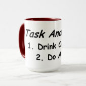 Taakanalyse: Koffie en ABA Mok (Voorkant links)