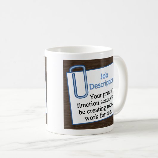 Taakbeschrijving Koffiemok (Voorkant rechts)