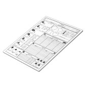 Taakbladen voor bedrijven notitieblok (Schuin)