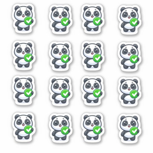 Taakbuddy! 🐼 sticker (Voorkant)