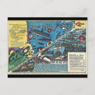 Taakgroep!  Helen of Speelgoed Comic Book AD Briefkaart