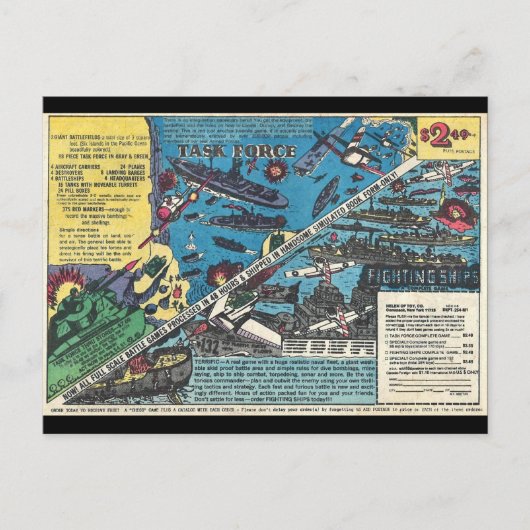 Taakgroep!  Helen of Speelgoed Comic Book AD Briefkaart (Voorkant)