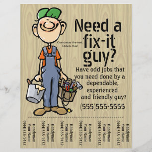 Taakjager Carpenter Plumber Painter Flyer