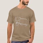 Taakmeester Nijlpaard cadeau T-shirt (Voorkant)