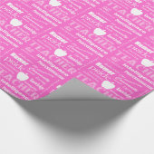 Taakspeler Pride Word Cloud+Apple/Snoep Floss Pink Cadeaupapier (Hoek)