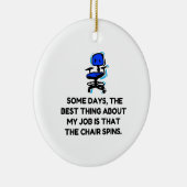 Taakstoeltjes Keramisch Ornament (Rechts)