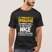 Taakstuurprogramma voor vorkheftruckoperator 8 t-shirt (Voorkant)