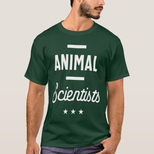 Taaktitel Dierenwetenschappers T-shirt (Voorkant)